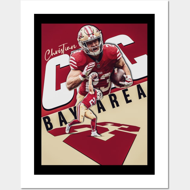 Christian McCaffrey 23 Wall Art by NFLapparel